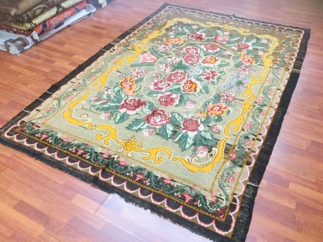 Antique Eastern Euorpe Moldava Kilim Rug-1607 - 6