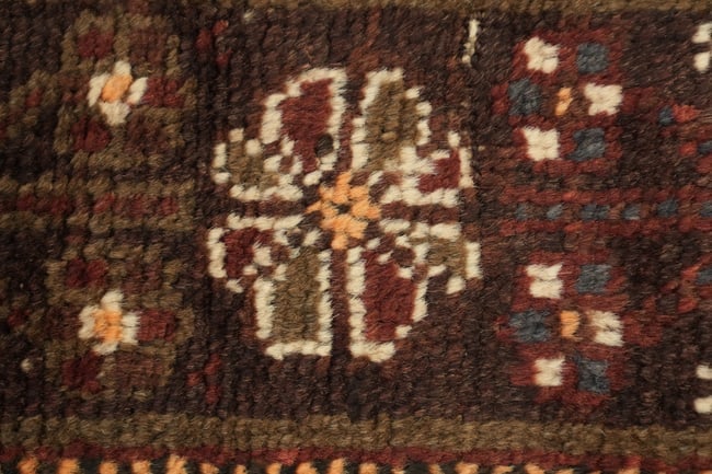 Antique Vegetable Dye Qashqai Persian Area Rug 7x10 - 11
