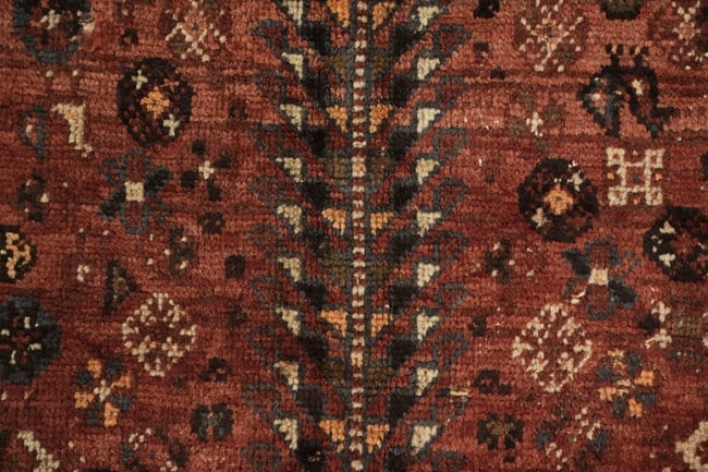 Antique Vegetable Dye Qashqai Persian Area Rug 7x10 - 7