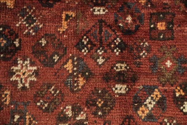 Antique Vegetable Dye Qashqai Persian Area Rug 7x10 - 8