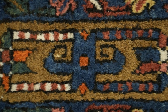 Antique Heriz Serapi Persian Runner Wool Rug 3x13 - 10