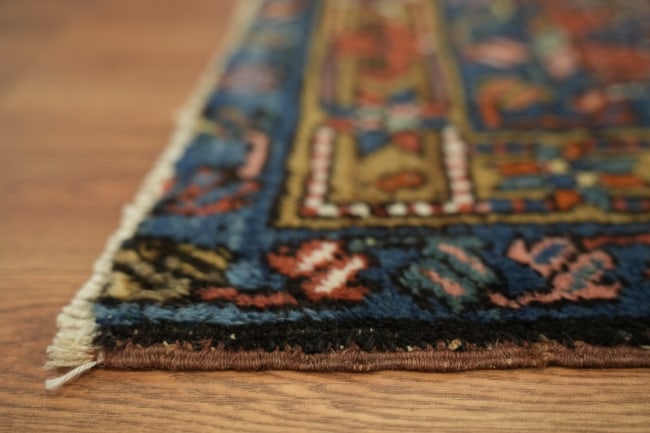 Antique Heriz Serapi Persian Runner Wool Rug 3x13 - 13