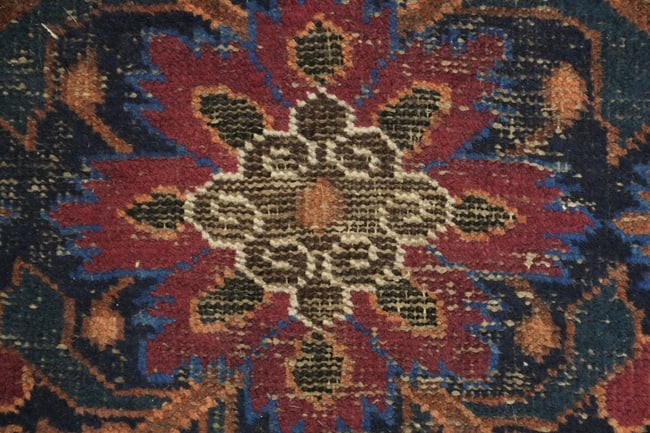 Blue Antique Balouch Persian Wool Rug 4x7 - 6