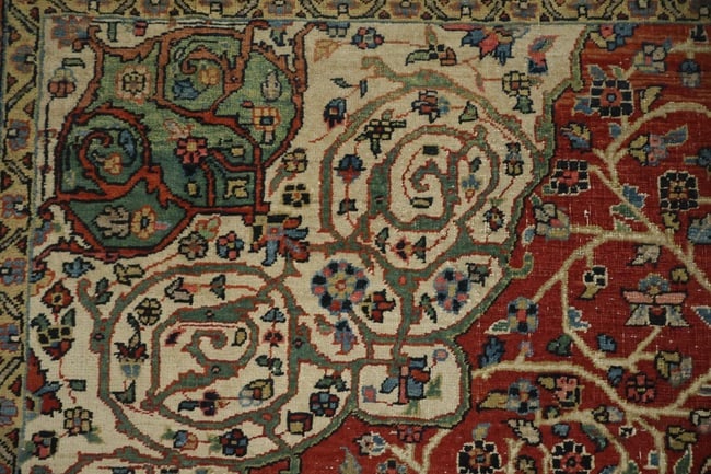 Antique Sarouk Farahan Persian Wool Area Rug 8x11 - 12