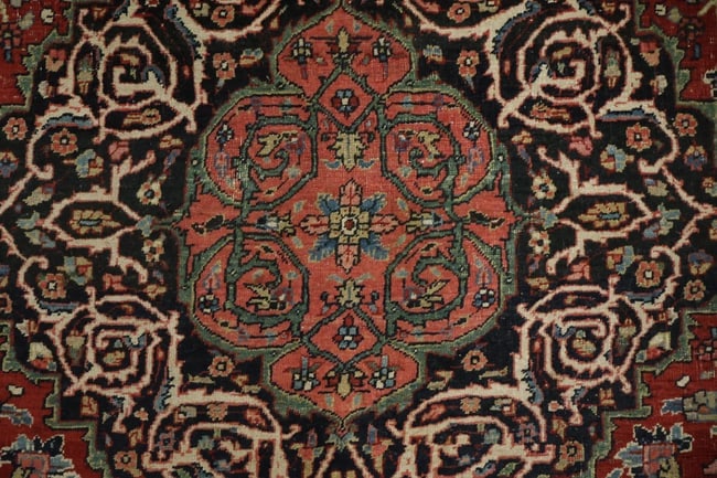 Antique Sarouk Farahan Persian Wool Area Rug 8x11 - 13