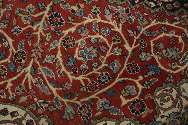 Antique Sarouk Farahan Persian Wool Area Rug 8x11 - 14
