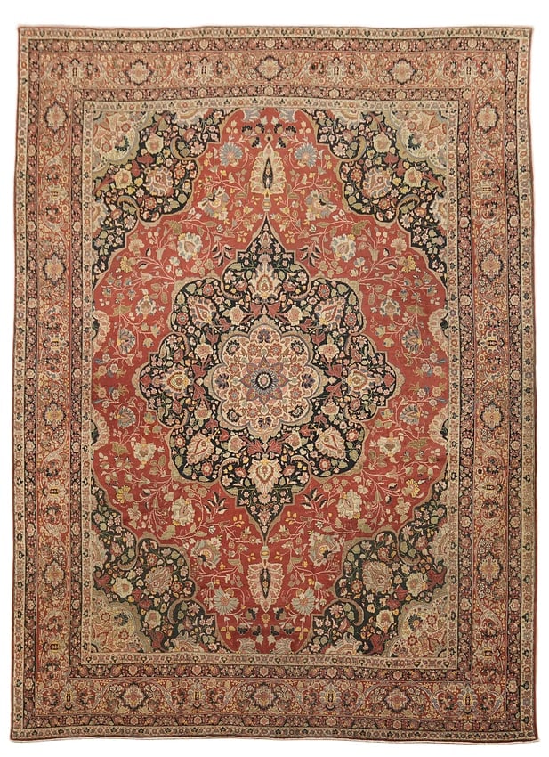 Pre-1900 Antique Vegetable Dye Tabriz Haj Jalili Persian Wool Area Rug 9x13: Title:Pre-1900 Antique Vegetable Dye Tabriz Haj Jalili Persian Wool Area Rug 9x13 Description:A Beautiful Genuine Iran ( Persia ) Tabriz (Haj Jalili) rug is Hand Knotted by skillful weave