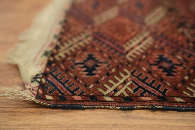 Antique Turkoman Oriental Tribal Wool Area Rug 7x10 - 19