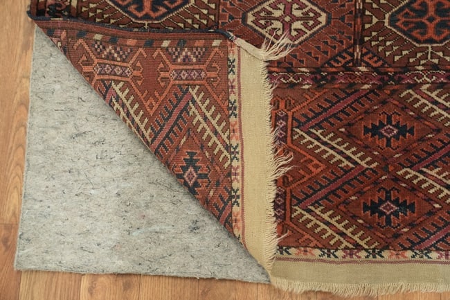 Antique Turkoman Oriental Tribal Wool Area Rug 7x10 - 6