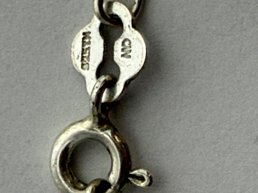 Sterling Silver Open Heart Pendant Necklace - 4