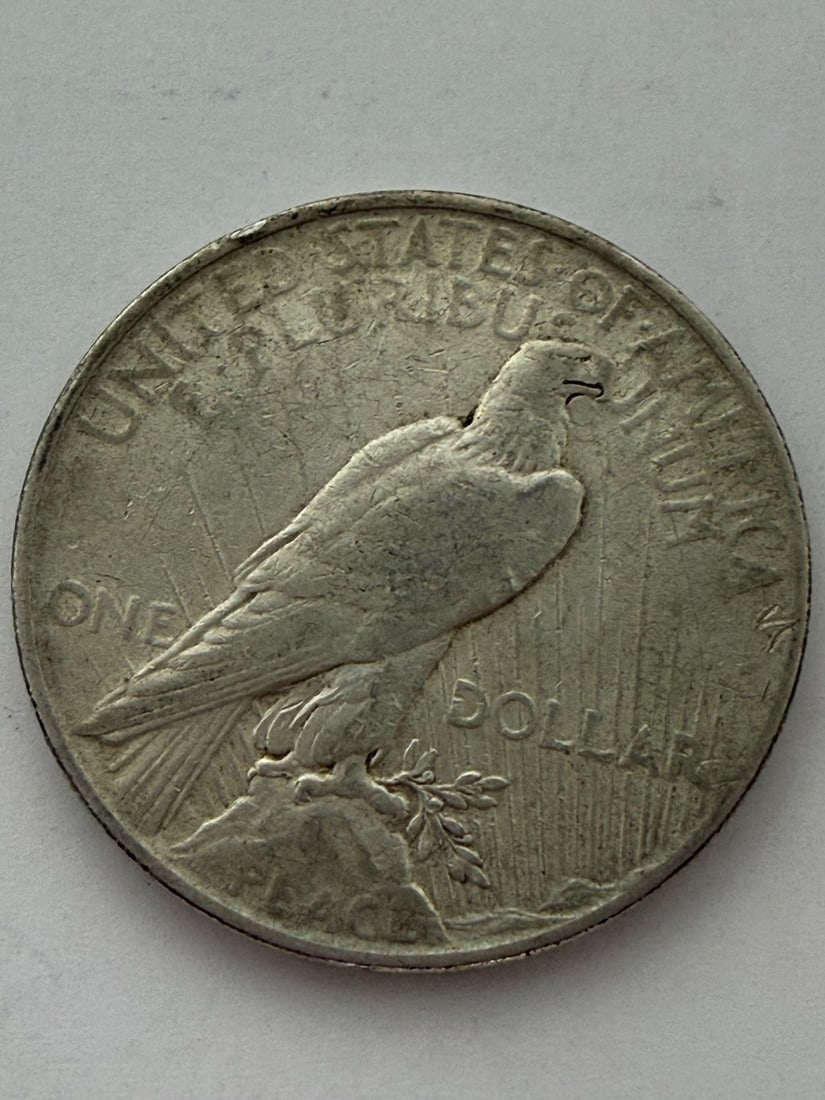 1922 Peace Silver Dollar United States Coin - 2