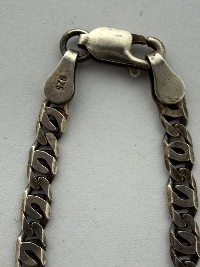 Sterling Silver Curb Link Bracelet - 2