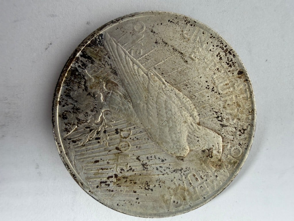 1922 Peace Silver Dollar Coin - 2