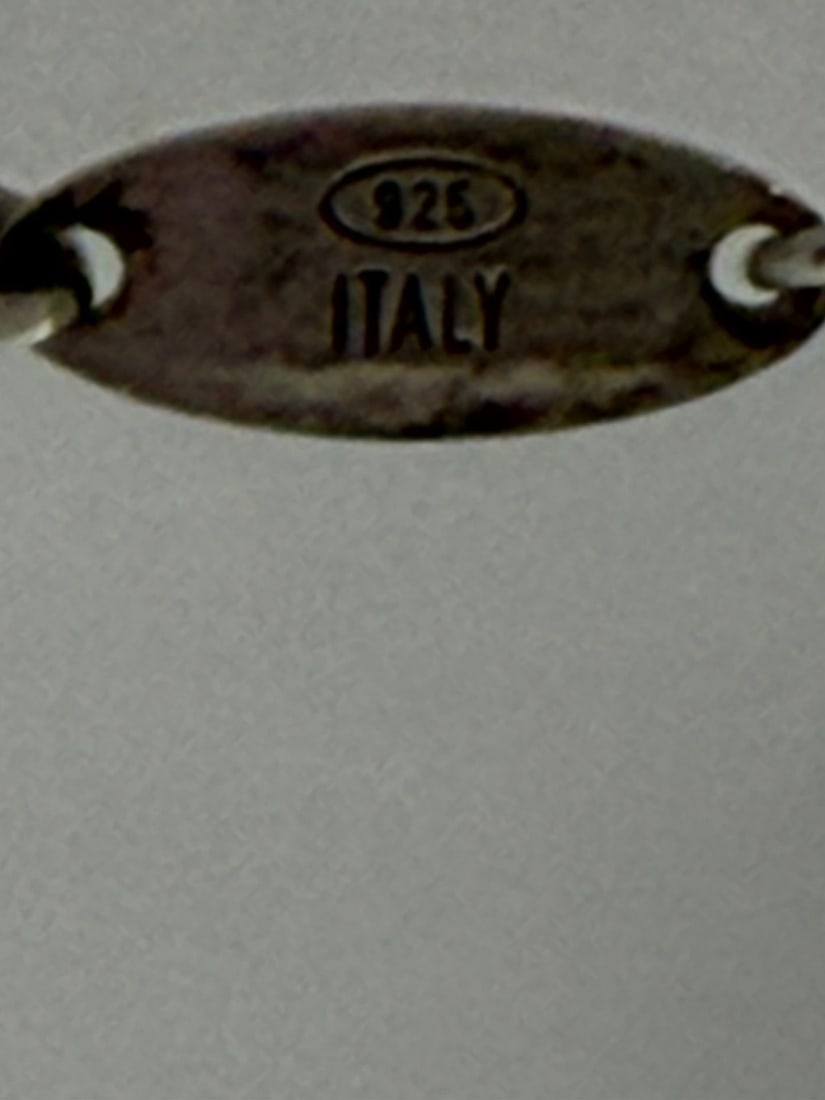 Paolo Romeo Sterling Silver Box Chain Necklace - 4