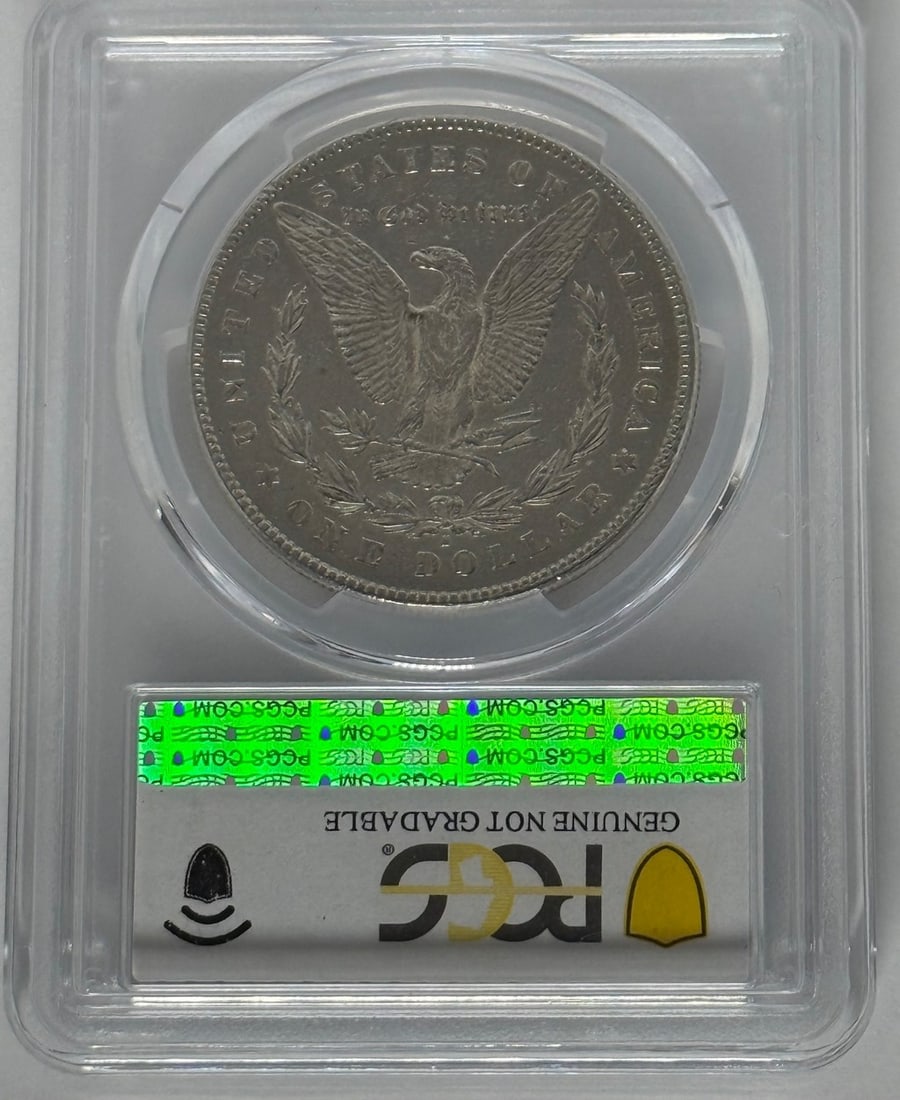 1878-S Morgan Silver Dollar, PCGS Genuine Cleaned-UNC Detail - 3