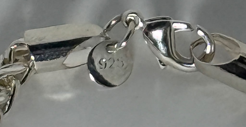Sterling Silver Foxtail Chain Necklace - 4