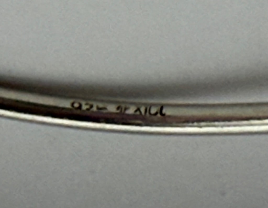 Sterling Silver Ball End Cuff Bracelet - 3