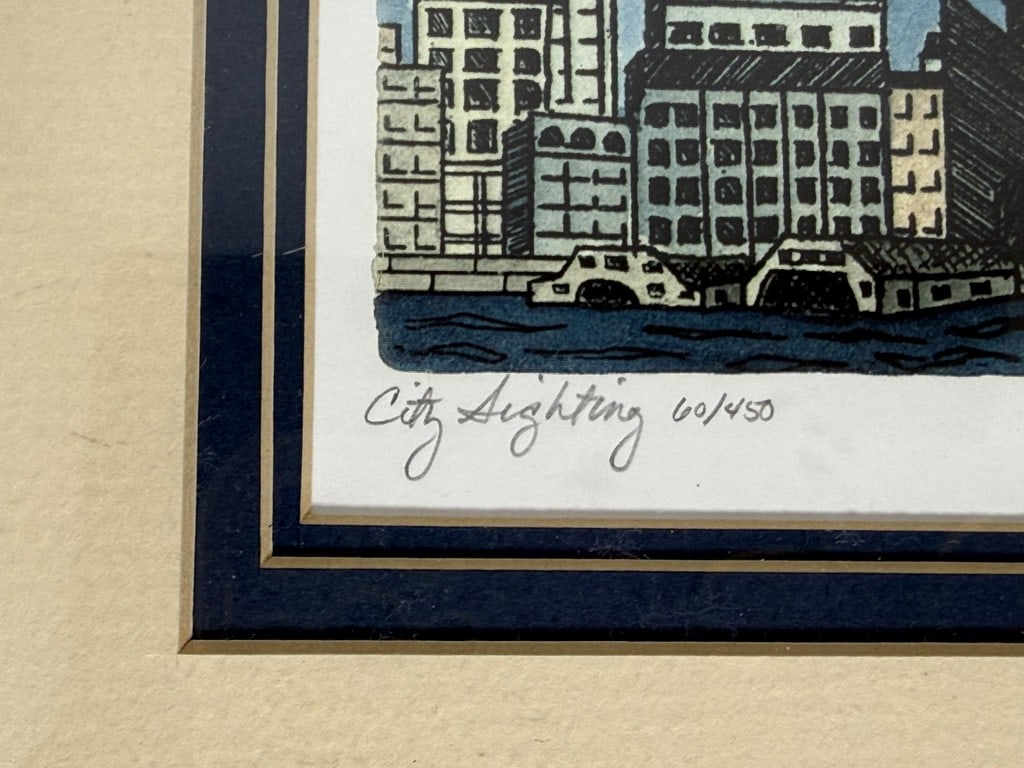 Mark S. Gardner "City Sighting" Framed Print, 1994 - 2