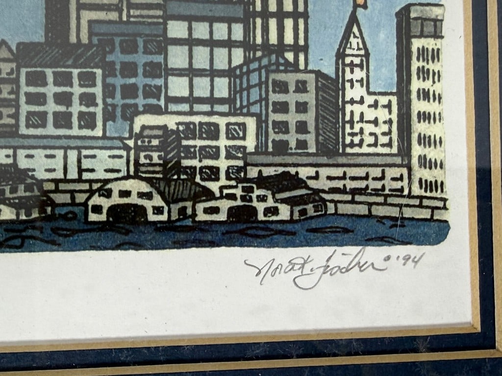 Mark S. Gardner "City Sighting" Framed Print, 1994 - 3