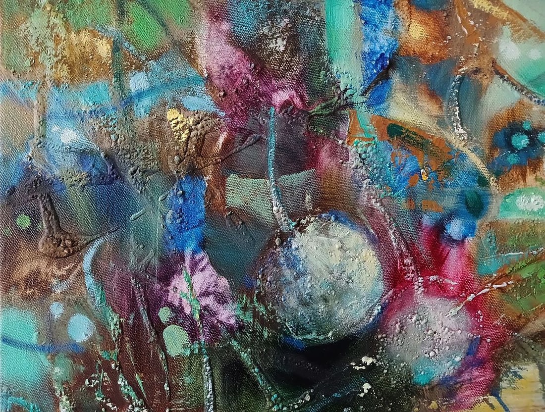 Abstract oil painting Aqua Vita Anatoly Tarabanov - 4