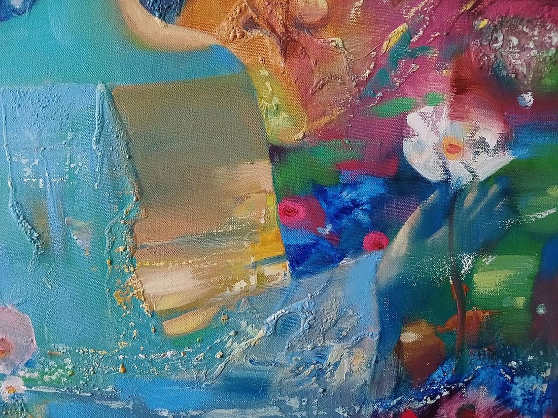 Abstract oil painting Aqua Vita Anatoly Tarabanov - 7
