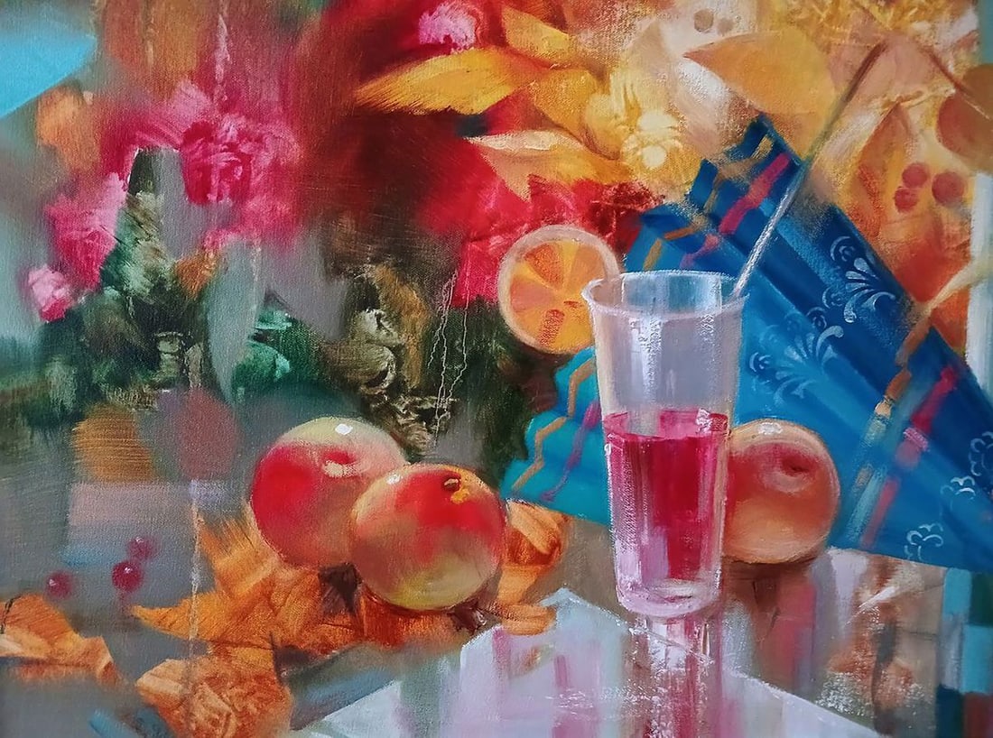 Abstract oil painting Autumn still life Anatoly Tarabanov - 5