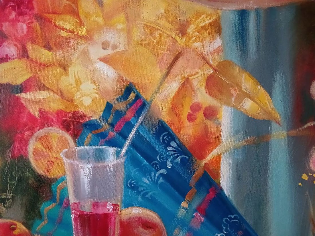 Abstract oil painting Autumn still life Anatoly Tarabanov - 7