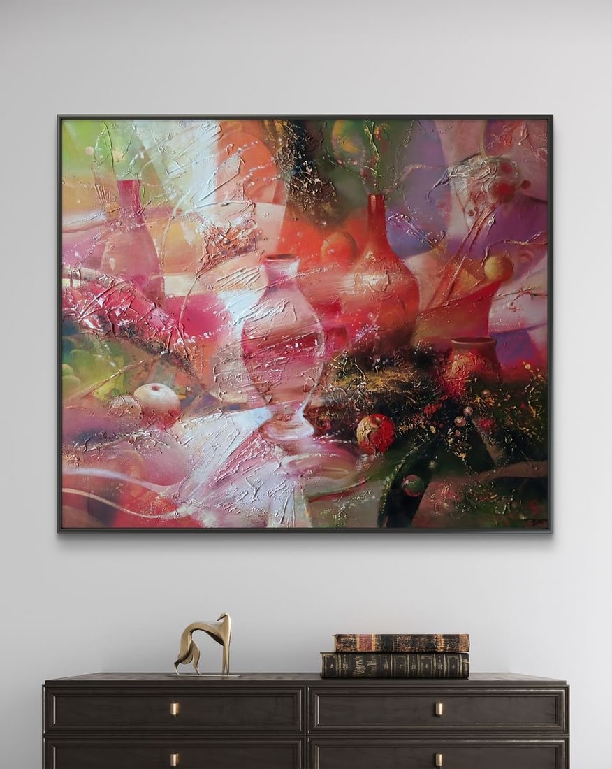 Abstract oil painting Still life on a chic table Anatoly Tarabanov - 2
