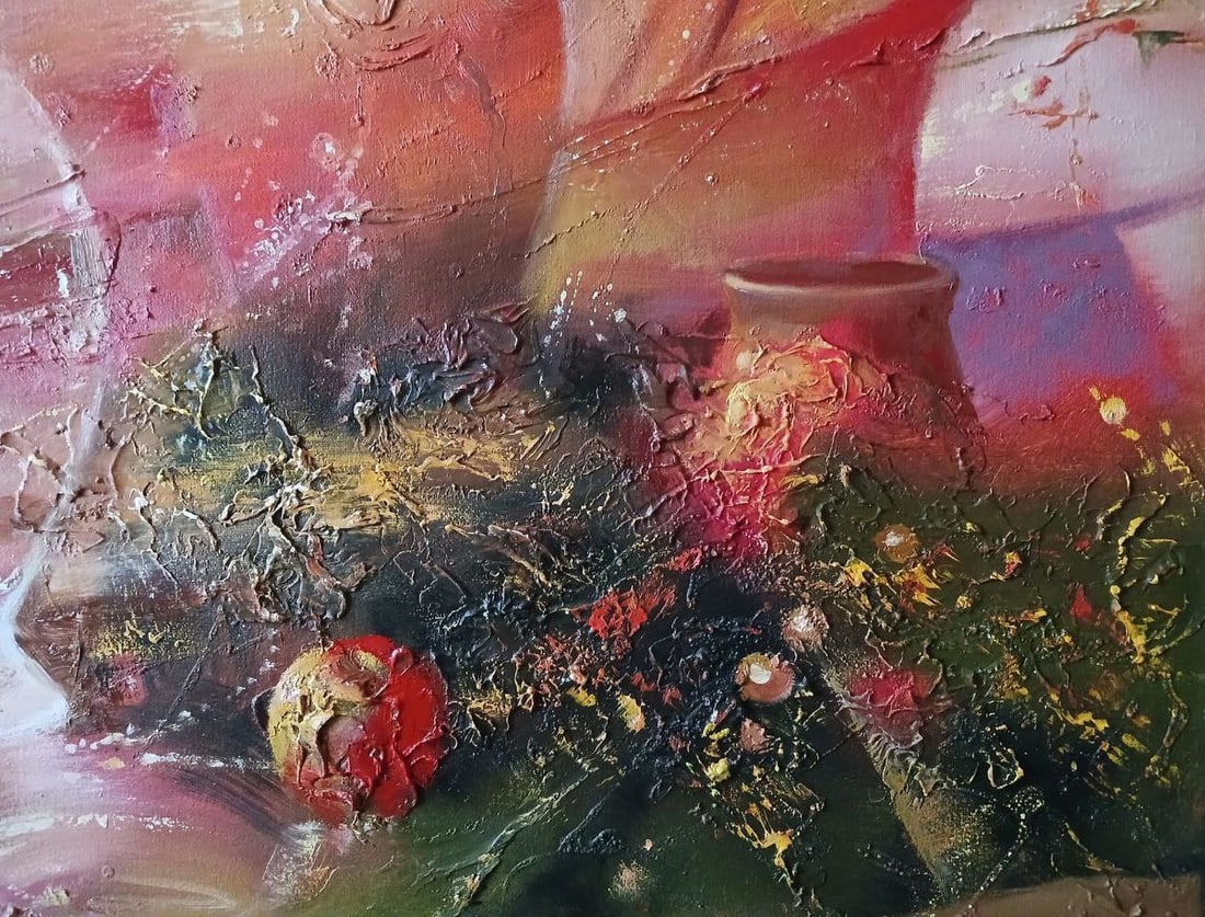 Abstract oil painting Still life on a chic table Anatoly Tarabanov - 8