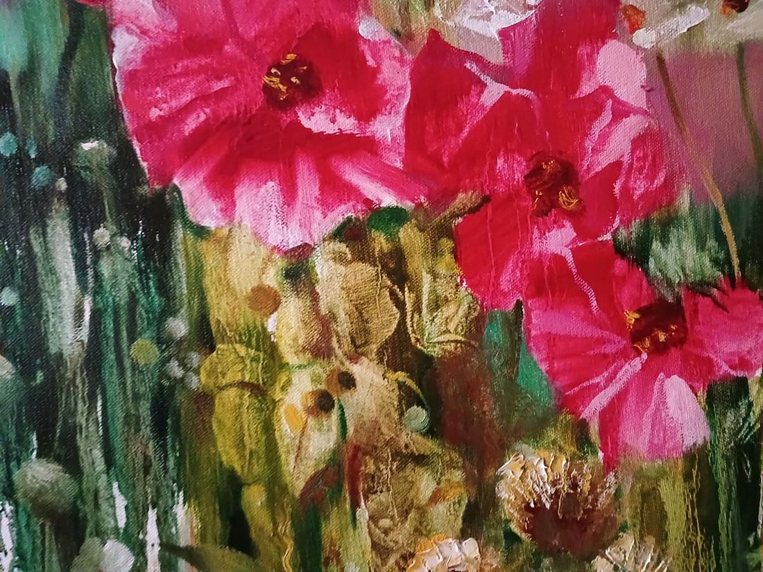 Abstract oil painting Spring flowers Anatoly Tarabanov - 10