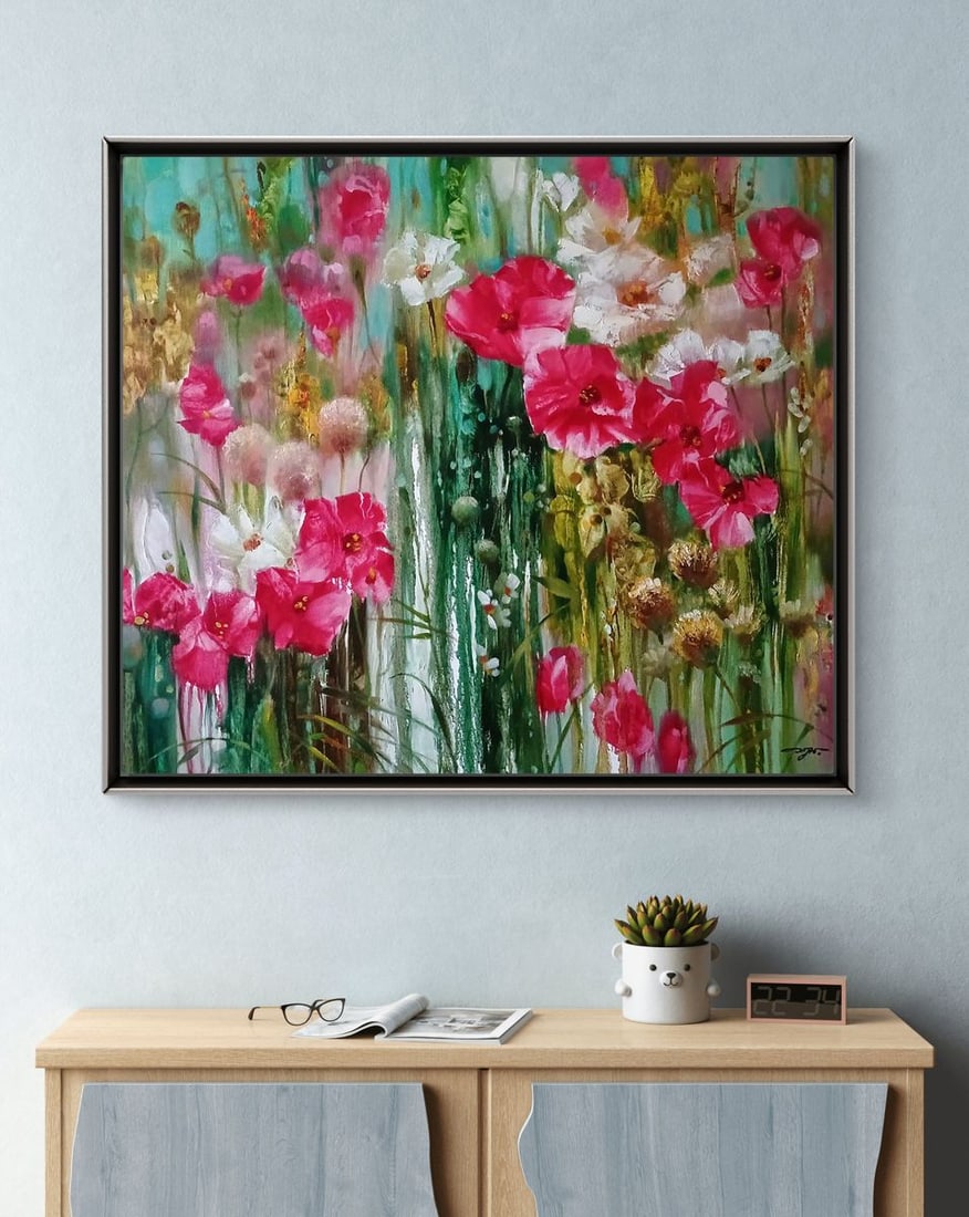 Abstract oil painting Spring flowers Anatoly Tarabanov - 3