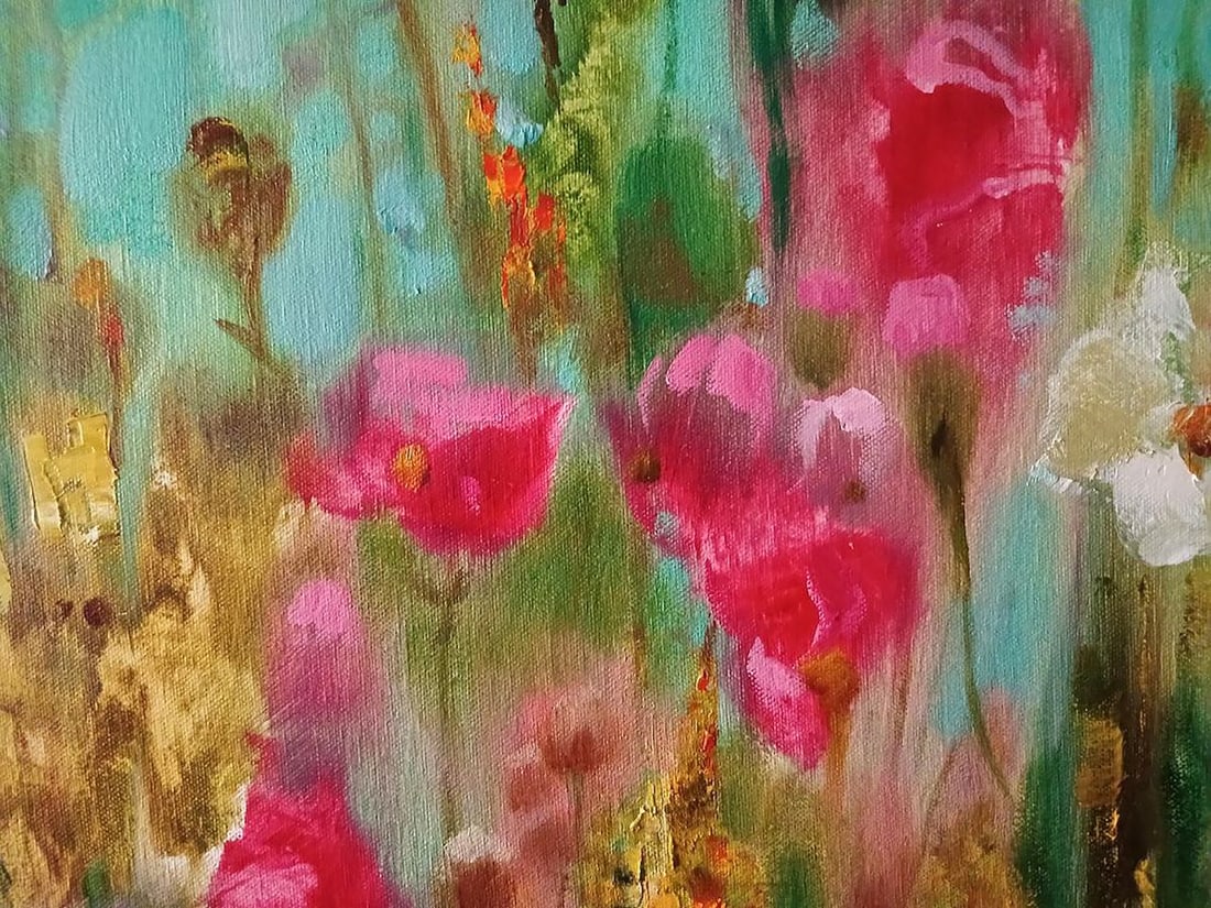 Abstract oil painting Spring flowers Anatoly Tarabanov - 4
