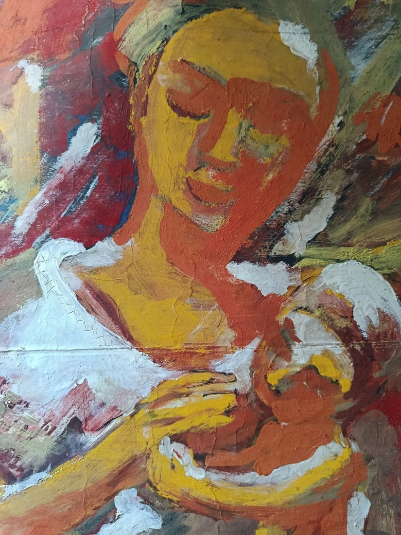 Oil painting A woman with a child Valentyn Sirenko - 7