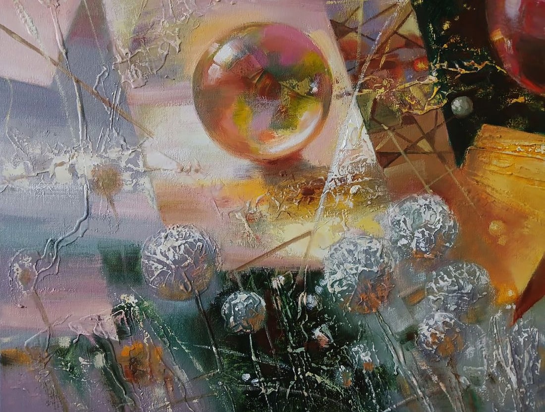 Abstract oil painting Golden day Anatoly Tarabanov - 5