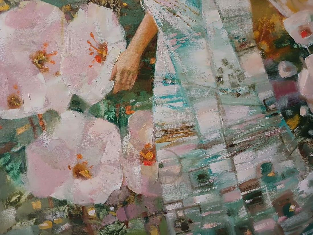 Abstract oil painting Spring flowers Anatoly Tarabanov - 8
