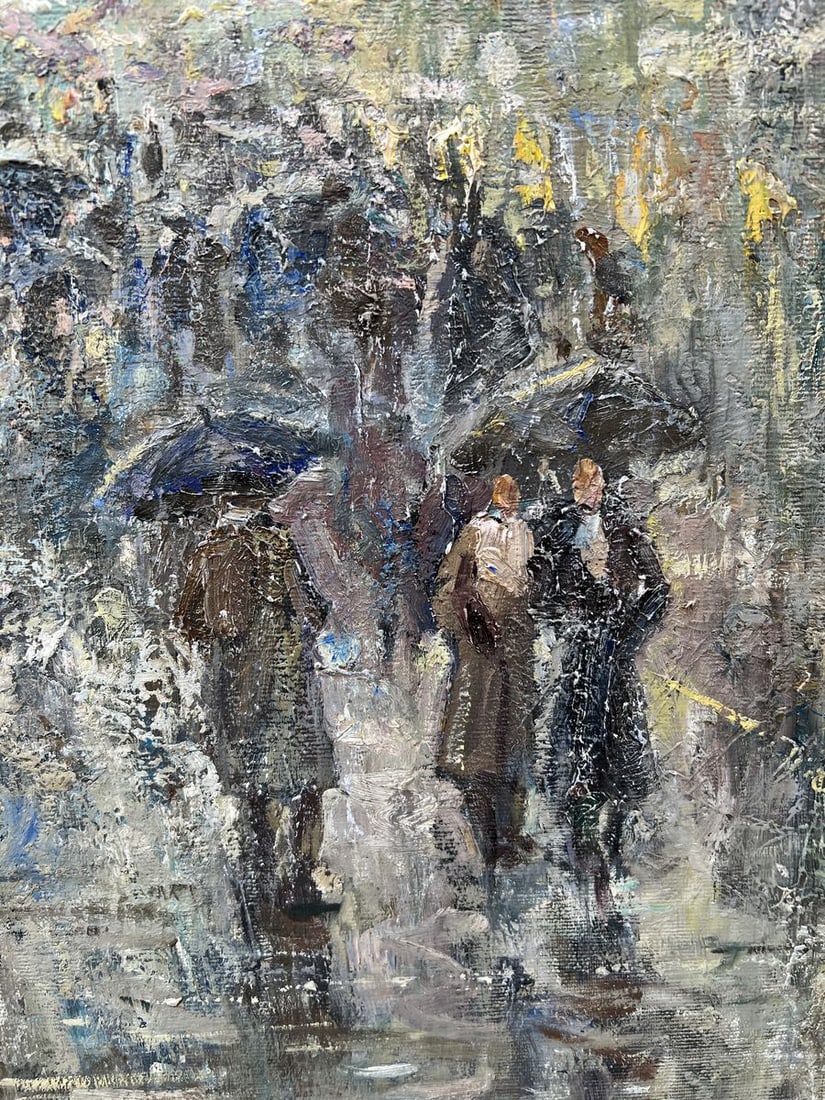 Oil painting Silver rain V. Mishurovsky - 10