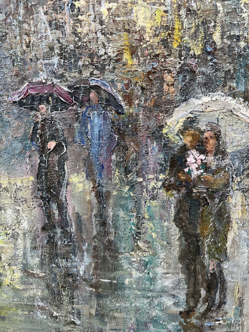 Oil painting Silver rain V. Mishurovsky - 6