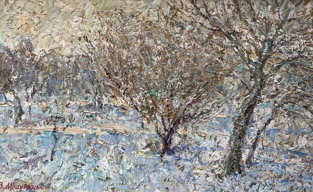 Oil painting A winter's tale V. Mishurovsky (1 of 10)