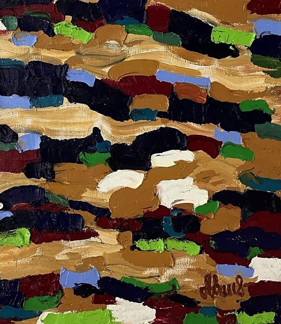 Oil painting Forest abstraction Oleksiy Dakhnenko - 7