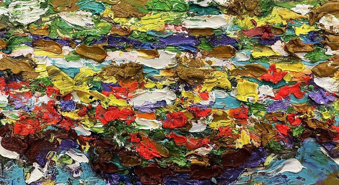 Oil painting Etude in bright colors Oleksiy Dakhnenko (1 of 7)