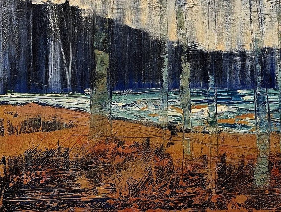 Oil painting Glass landscape Serhiy Kovalev - 6
