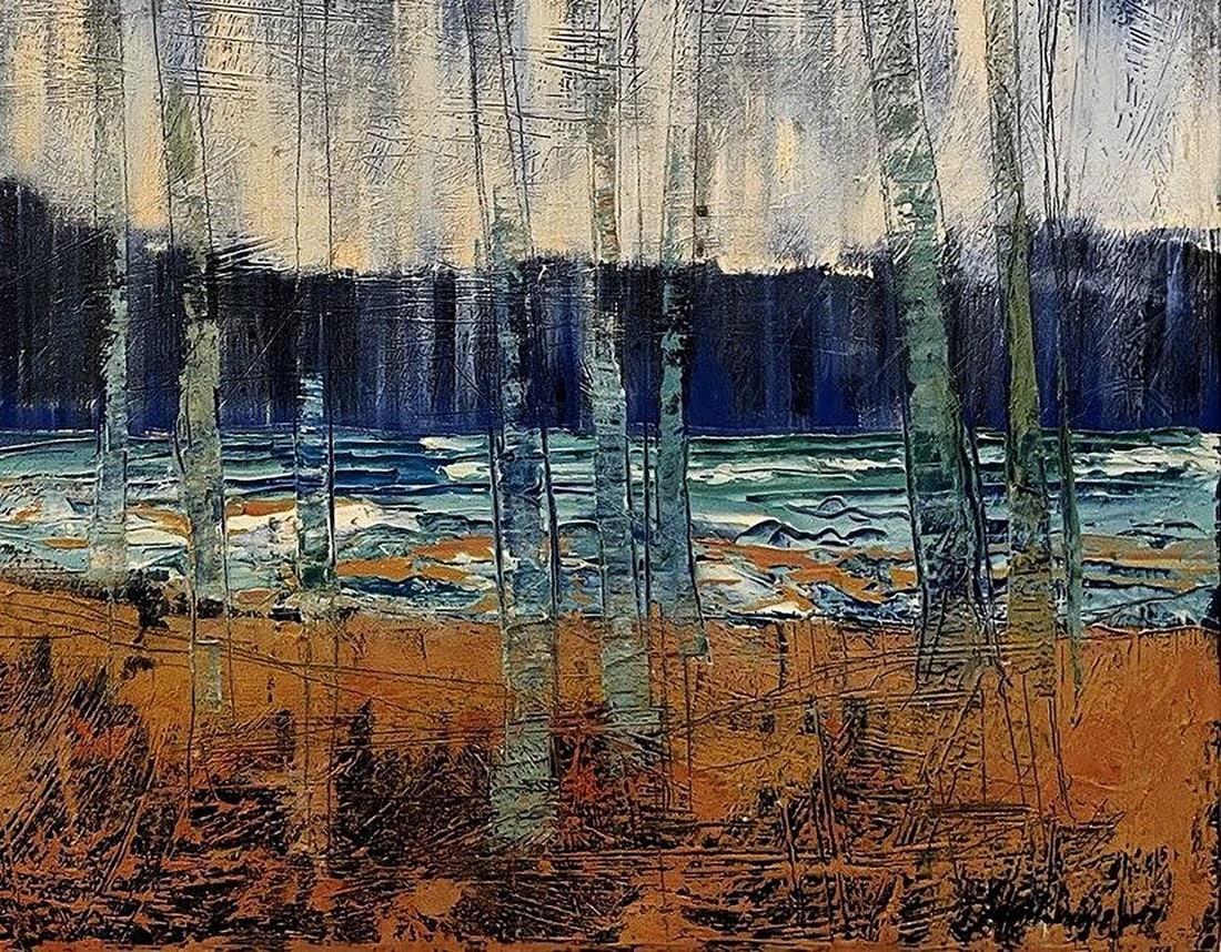 Oil painting Glass landscape Serhiy Kovalev - 7