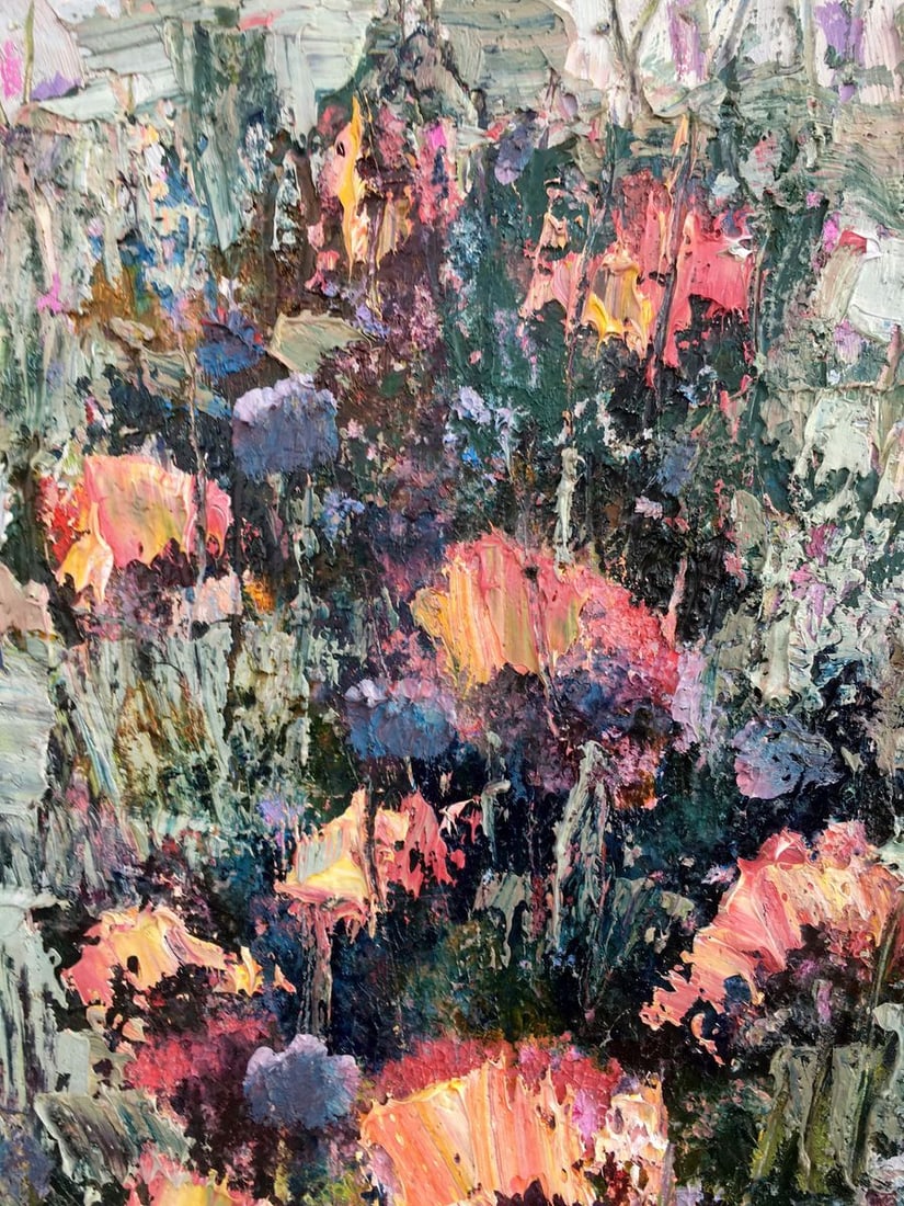 Abstract oil painting Wild tulips Mazur Vladimir - 6