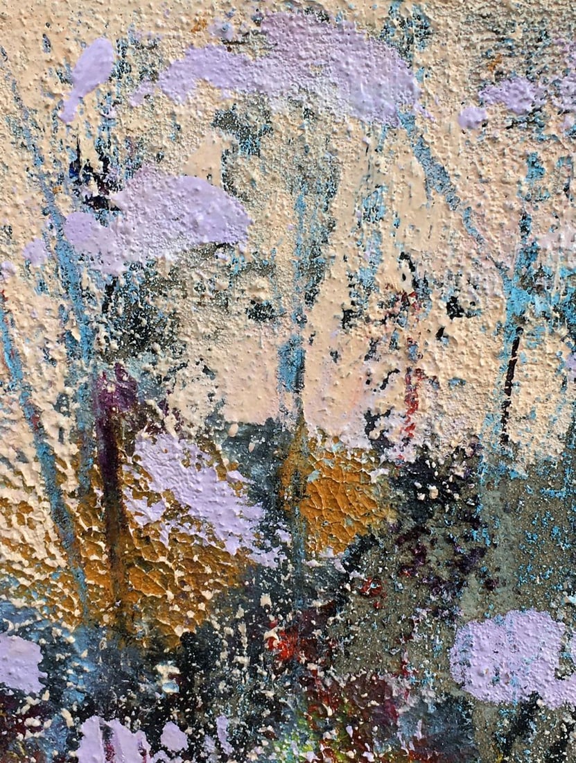 Abstract oil painting Still life with wildflowers Mazur Vladimir - 5