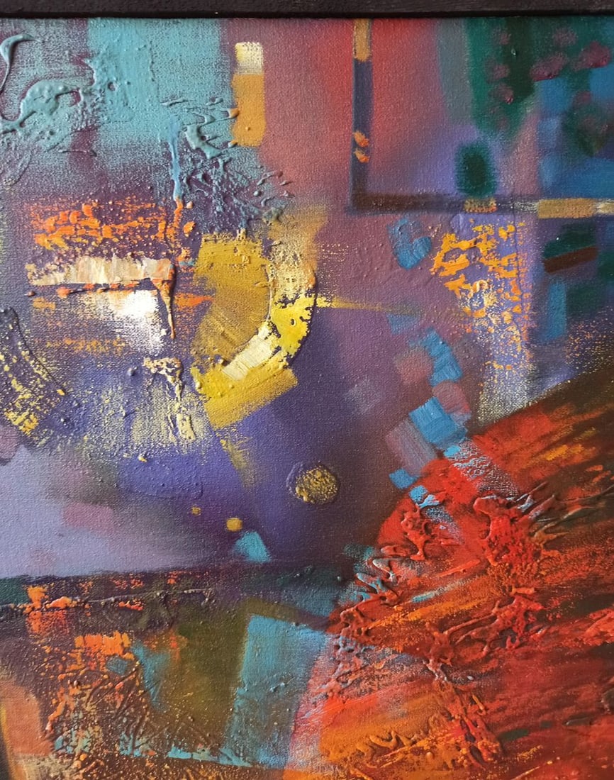 Abstract oil painting Night blues Anatoly Borisovich Tarabanov - 3