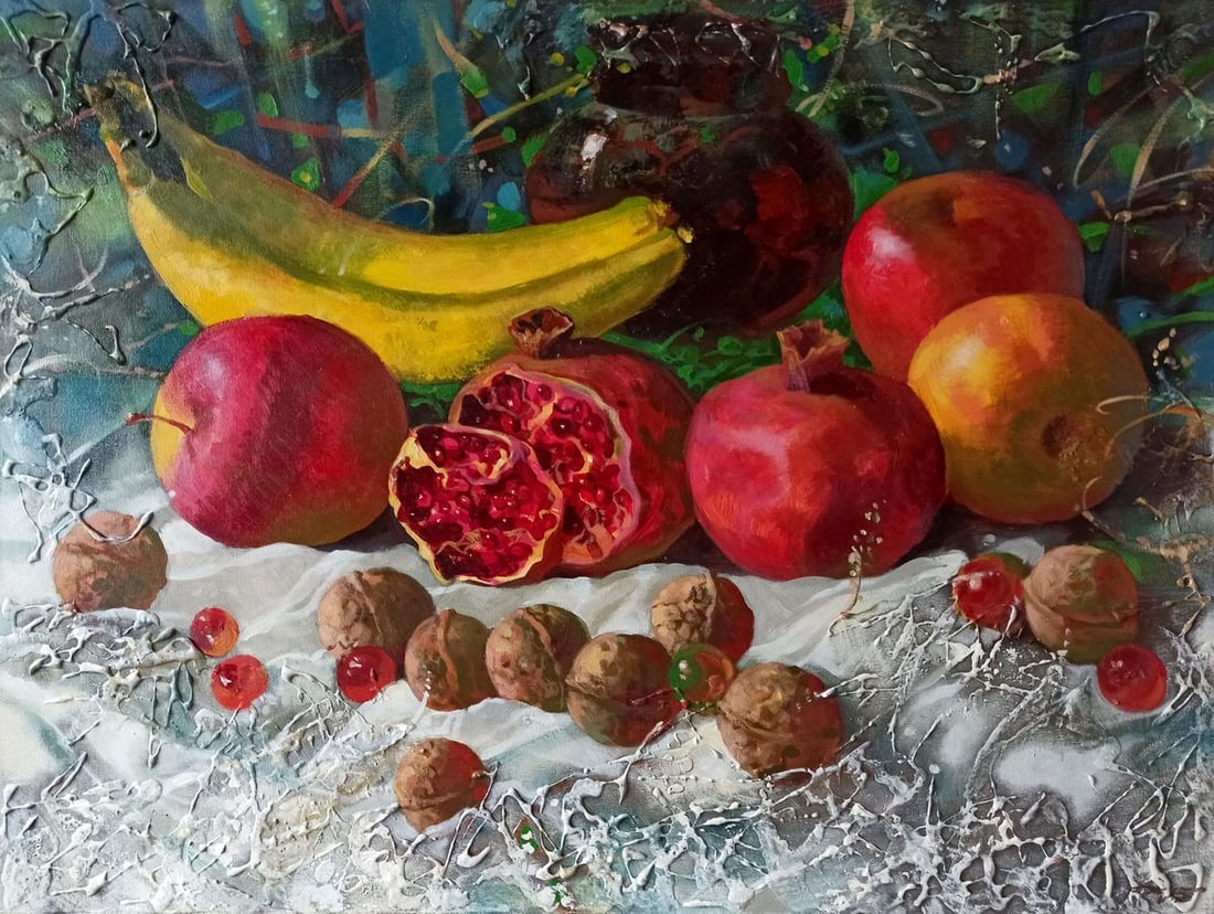 Abstract oil painting Still life Anatoly Borisovich Tarabanov (1 of 9)