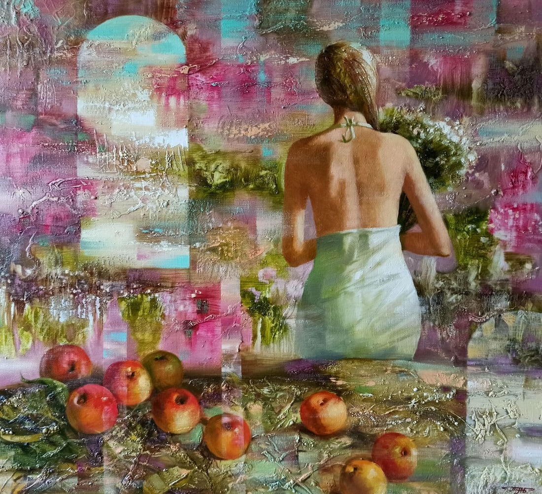 Abstract oil painting Memories Anatoly Borisovich Tarabanov: Title: Abstract oil painting Memories Anatoly Borisovich Tarabanov Description: NoTar 163 *** ABOUT THIS PAINTING *** * TITLE: "Memories" * ARTISTS: Anatoly Borisovich Tarabanov * SIZE: 90x100