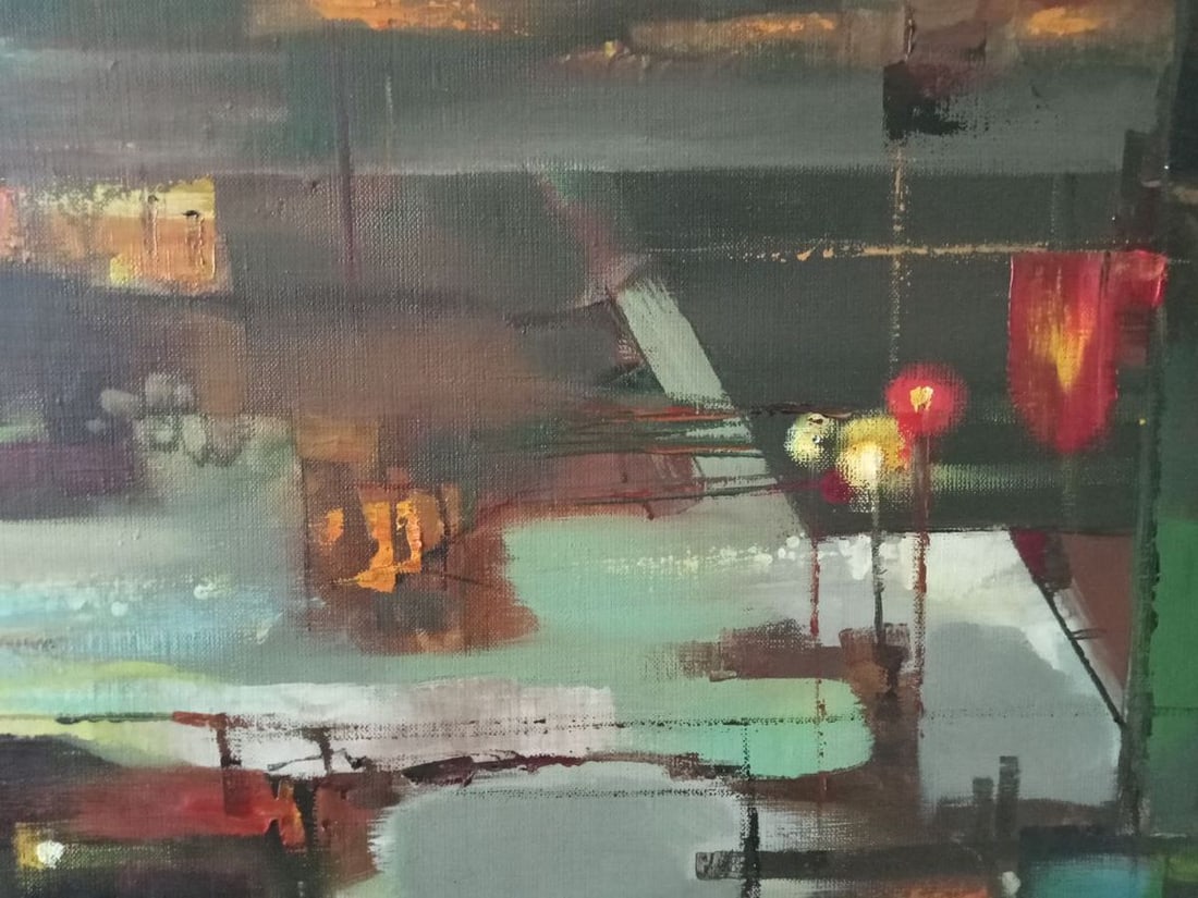 Oil painting urban landscape Anatoly Borisovich Tarabanov - 10