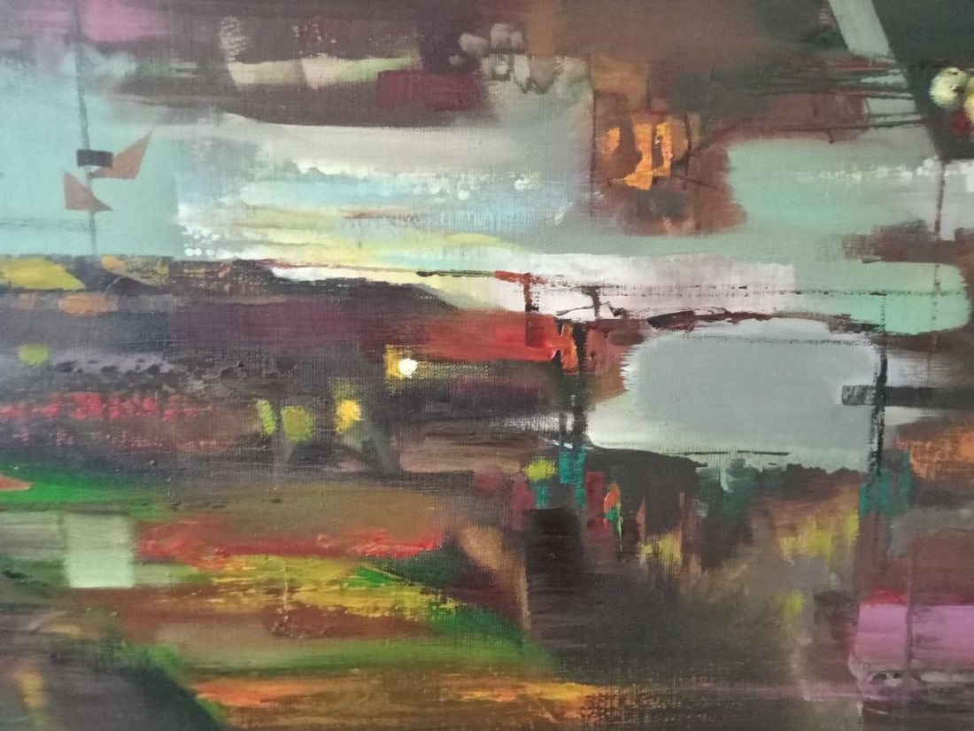 Oil painting urban landscape Anatoly Borisovich Tarabanov - 7