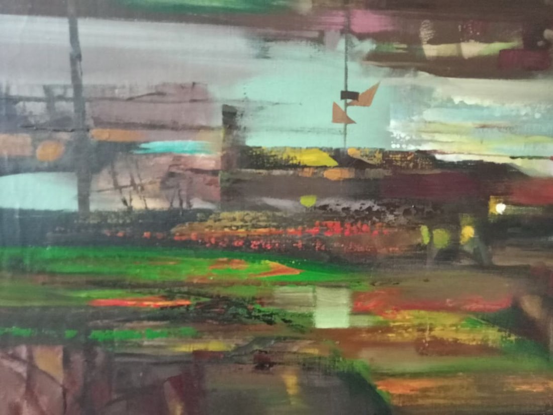 Oil painting urban landscape Anatoly Borisovich Tarabanov - 8